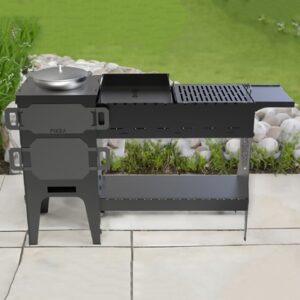 3-in-1 Pizza Oven and Cauldron Stove and Grill. DXF files for laser, plasma cutting