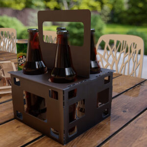 Beer and Soda Holder. DXF, SVG files for plasma, laser cutting. Pack for 500 ml Can