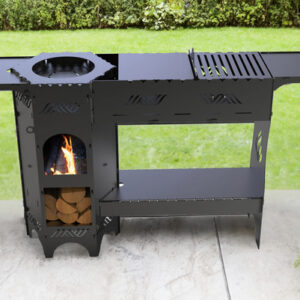 Cauldron Stove and Grill V6. DXF files for laser, plasma cutting