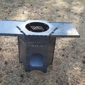 Cauldron Stove V2. DXF files for laser, plasma cutting