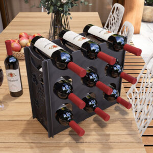 Classic Vine Wine Rack. DXF, SVG files for plasma, laser cutting.