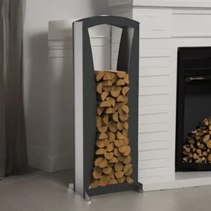 Contemporary 63" Firewood Rack. DXF files for laser, plasma cutting