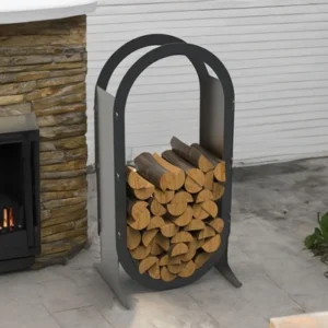 Ellipse 43" Firewood Rack. DXF files for laser, plasma cutting