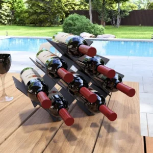 Flatlink Wine Rack. DXF, SVG files for plasma, laser cutting