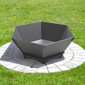 Hexagon Fire Pit V2. DXF files for laser, plasma cutting