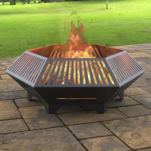 Hexagon Fire Pit V4. DXF, SVG files for laser, plasma cutting