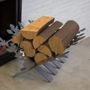 Leaves Firewood Rack. DXF files for laser, plasma cutting