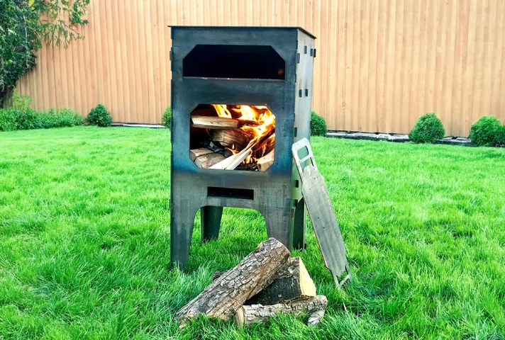 Pizza oven. DXF files for laser, plasma cutting